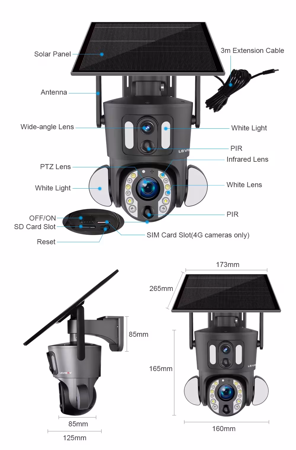 solar-powered PTZ camera