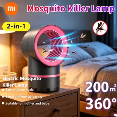 Xiaomi 2-in-1 Komaru žudiklis LED lempa elektrinis musių spąstai USB