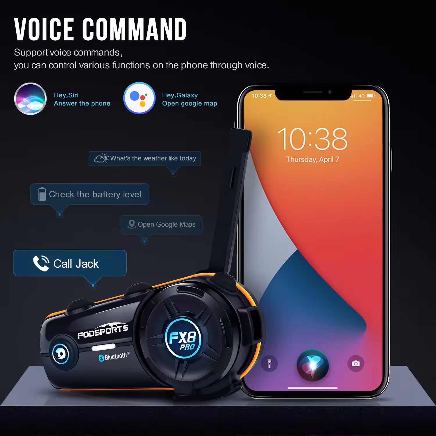 motorcycle Bluetooth helmet headset