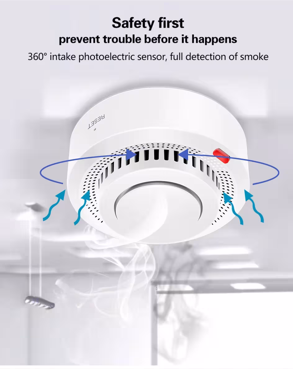 Capteur de fumée WiFi intelligent