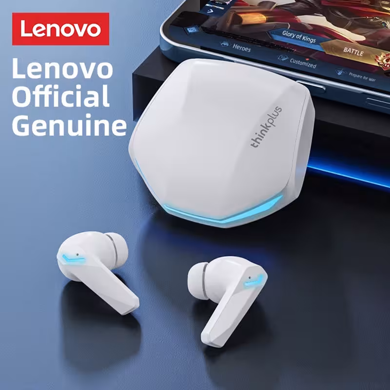 Lenovo GM2 Pro Bluetooth 5.4 ausinės su mikrofonu 9D stereo žaidimams