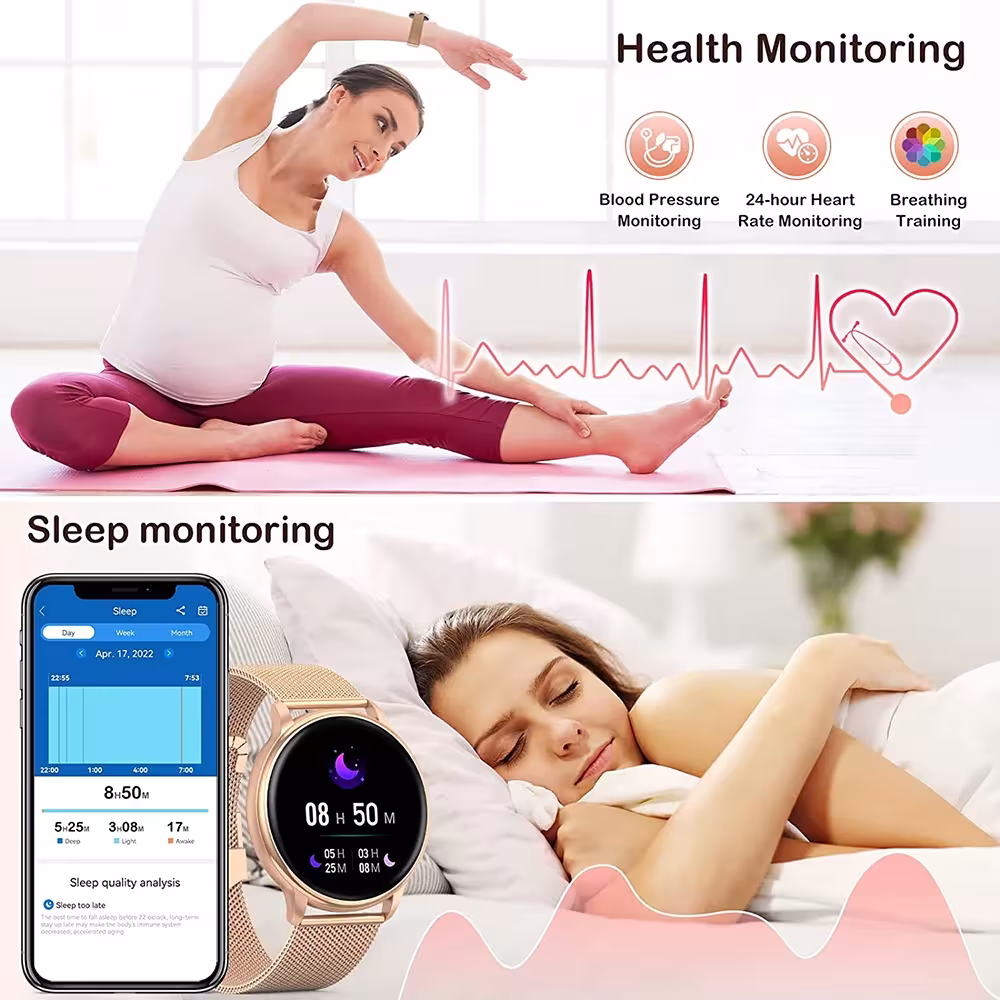 reloj inteligente con monitor de frecuencia cardíaca