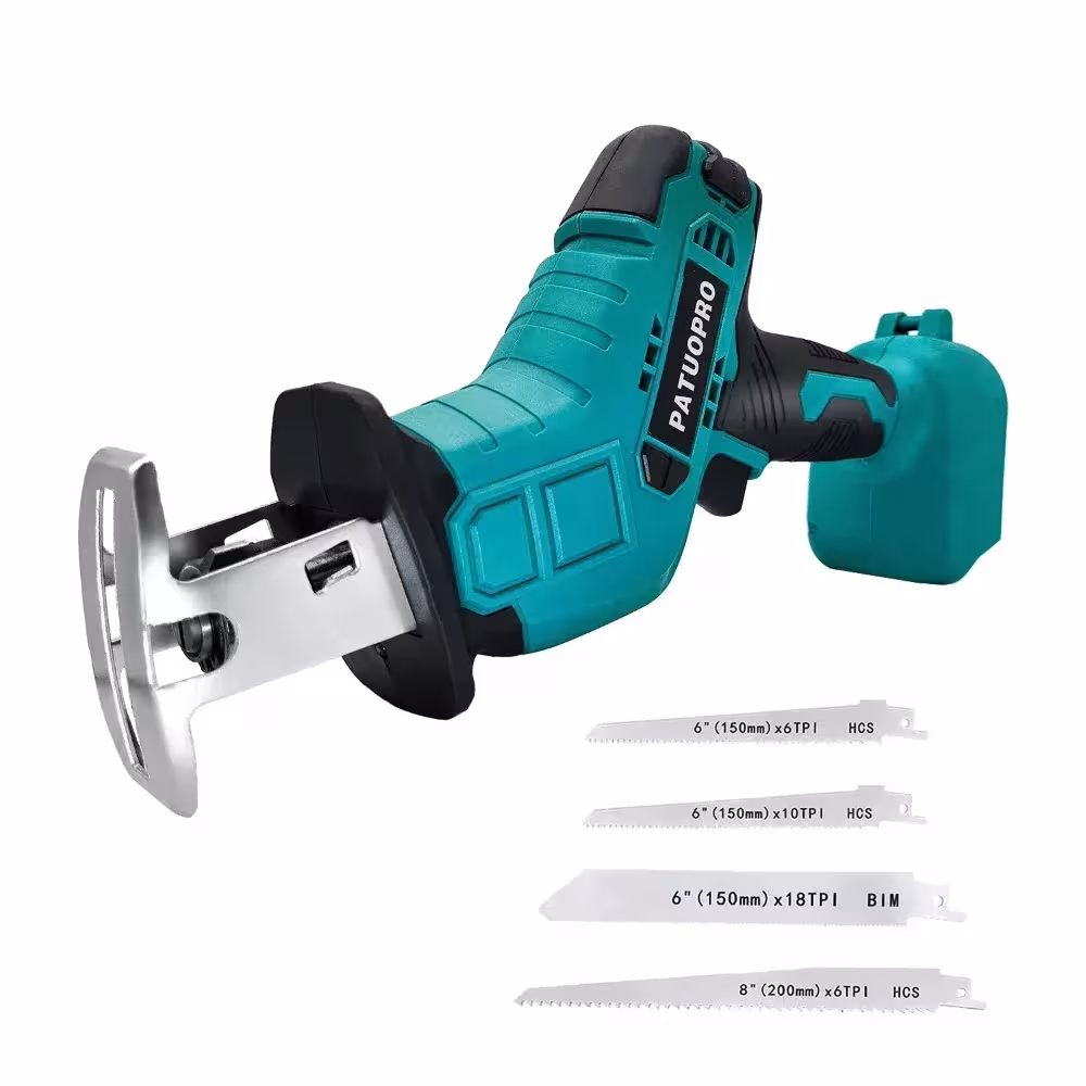 Cordless reciprocating saw 18V variable speed electric saw for wood and metal