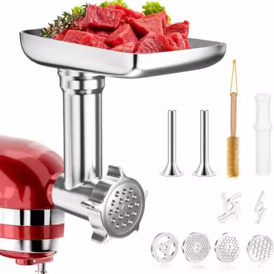 Mėsos malimo priedas KitchenAid ir Cuisinart mikserių