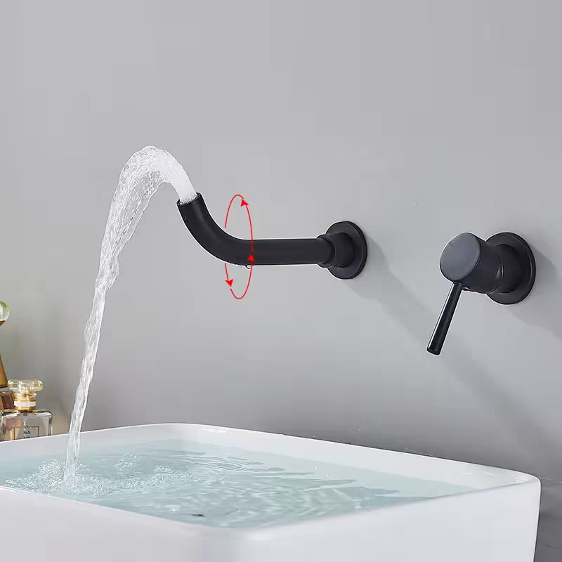 mélangeur de salle de bain en foin