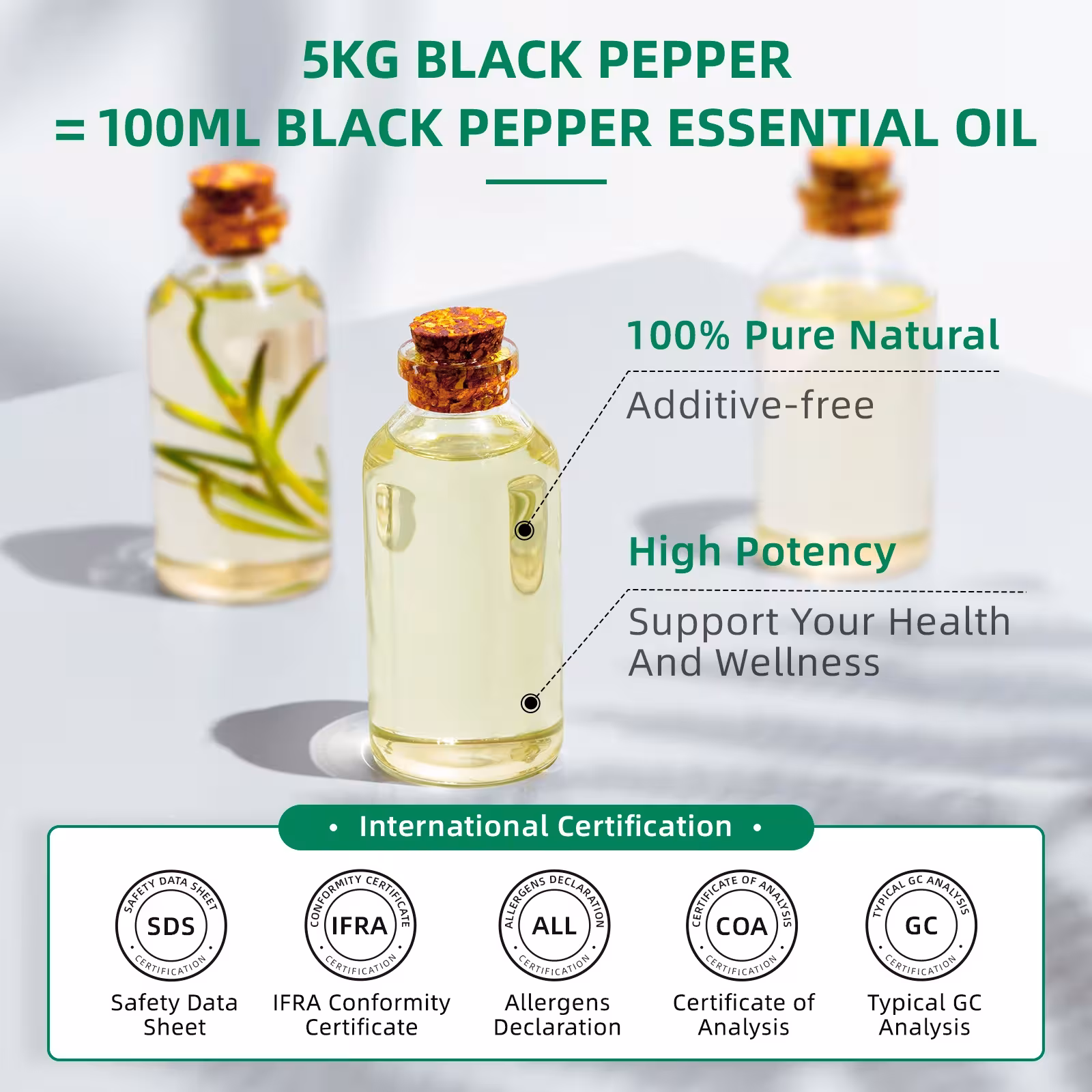 aceite esencial de pimienta negra