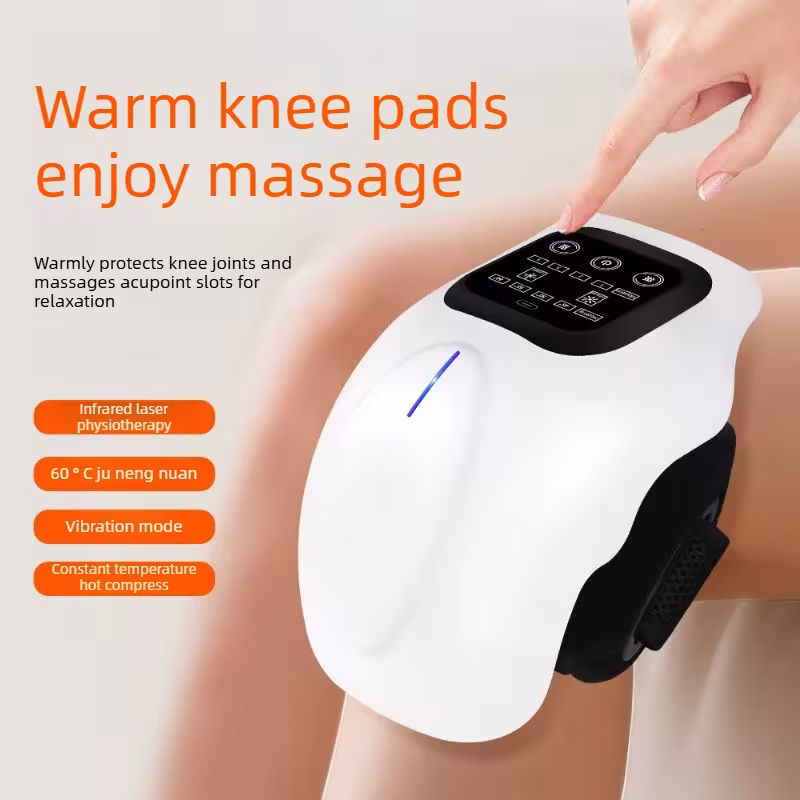 Smart knee massager with vibration and joint relaxation