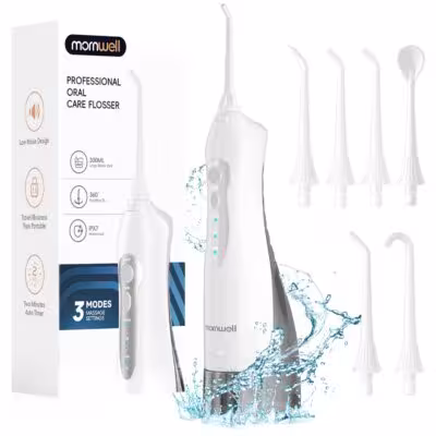 D52 Idropulsore portatile senza fili ricaricabile USB 300ml 6 ugelli