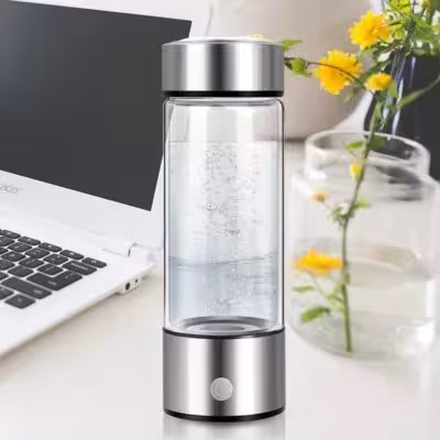 Hydrogen rich water cup 420ml electric generator with titanium filter