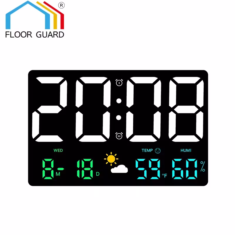 Smart LED orologio da parete con allarme
