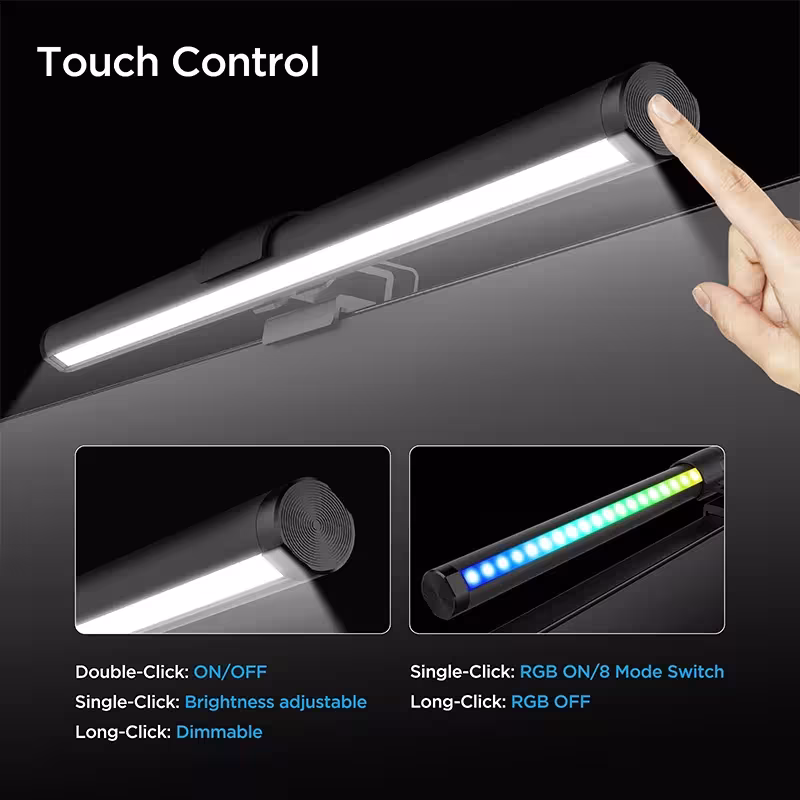 Barra de luz LED para monitor