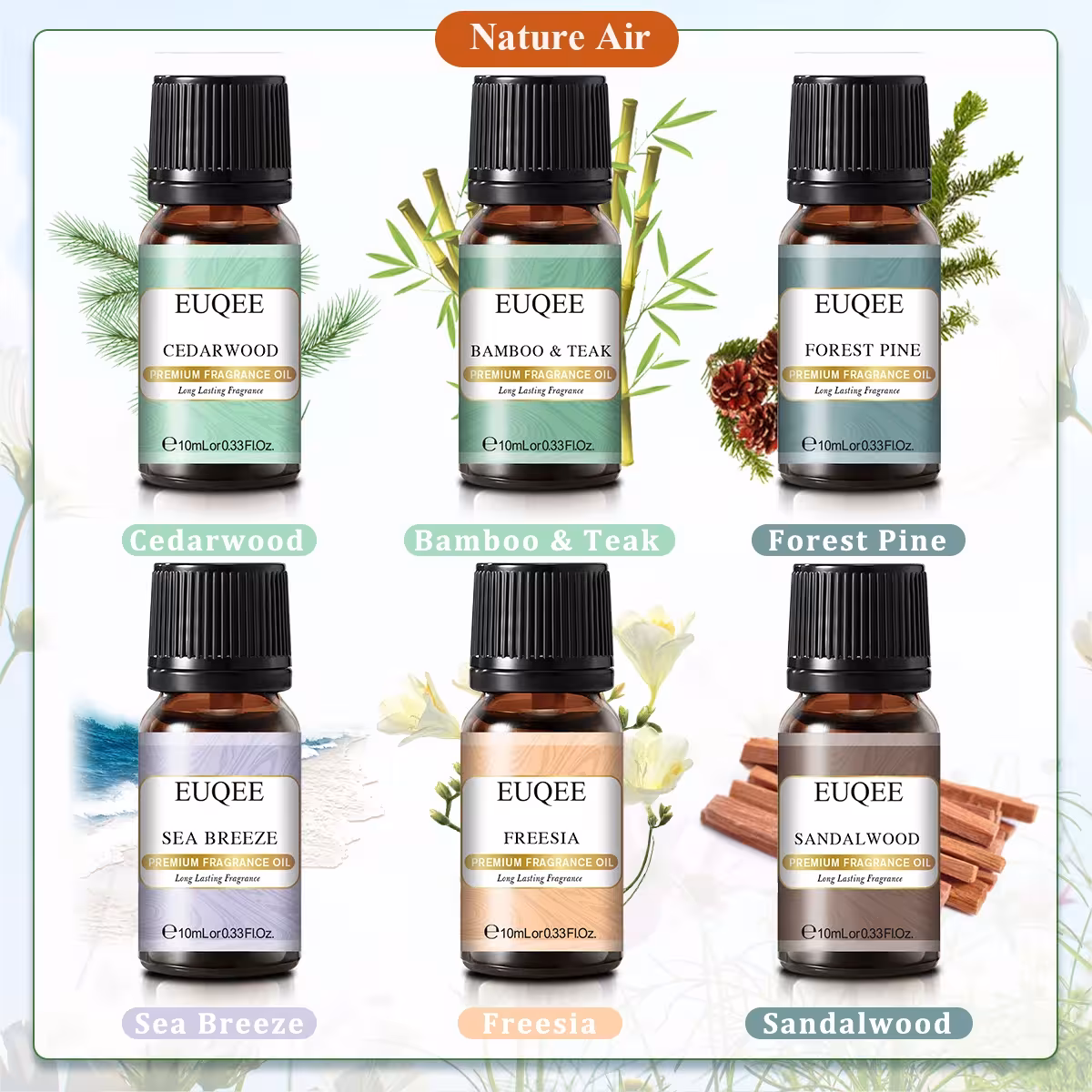 aromatiniai aliejai difuzoriui