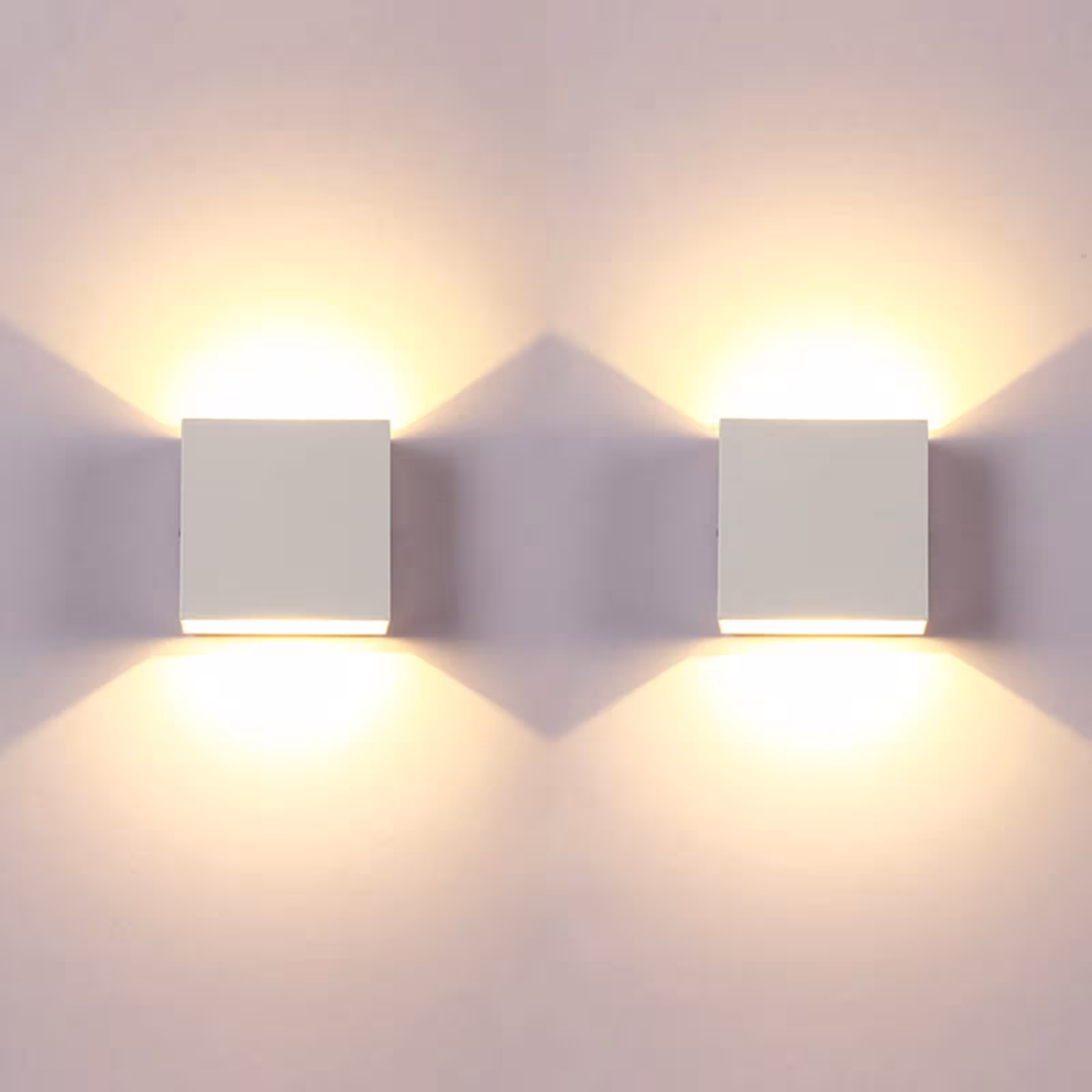 LED sieninis šviestuvas 6W moderni balta šviesa gyvenamajame kambaryje