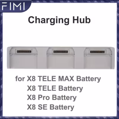 Source de charge pour batterie FIMI X8 avec charge bidirectionnelle et batterie externe