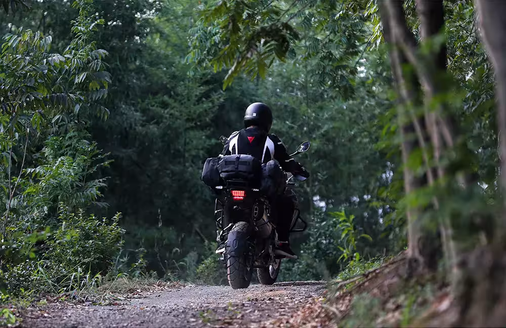 borsa posteriore per moto
