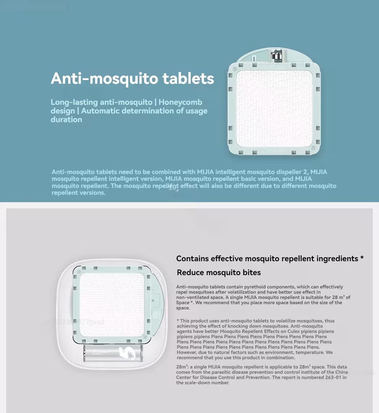 Mijia mosquito repellent tablet