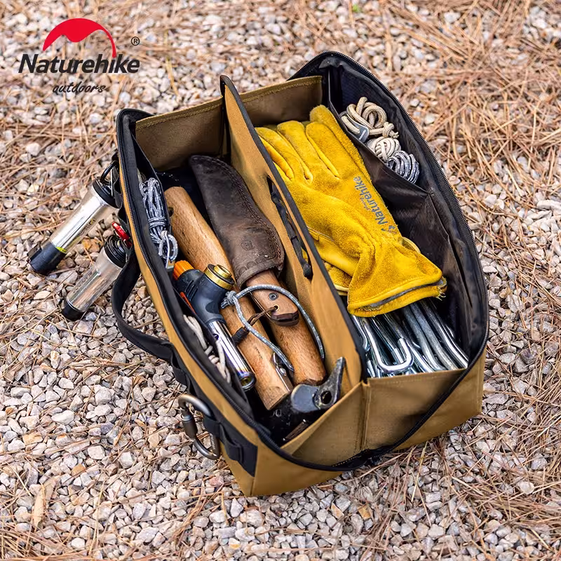 Naturehike Star Camping Outils Sac de rangement Accessoires de tente Pliable Sacs Extérieur Randonnée 900D Imperméable