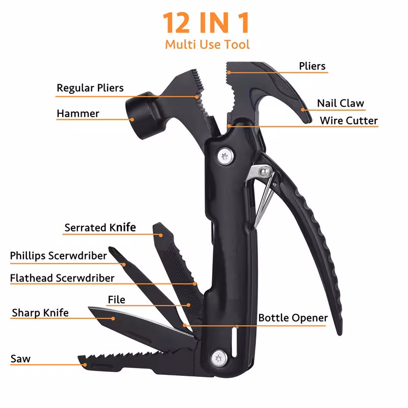 12-in-1 multifunctional tool