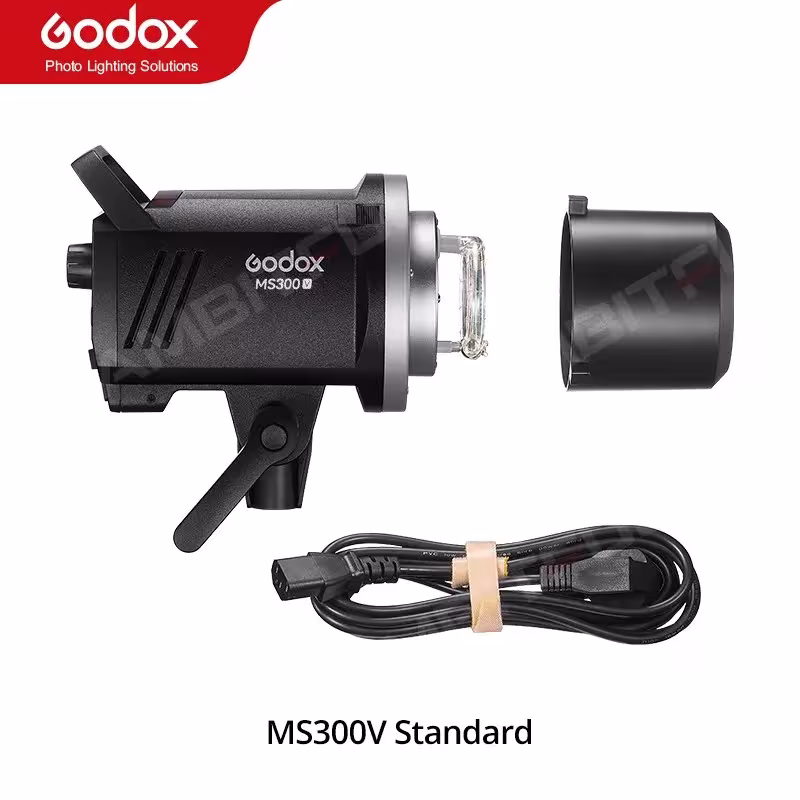 Godox 200W MS200V 300W MS300V LED studijinis blykstė su 2.4G belaidžiu imtuvu