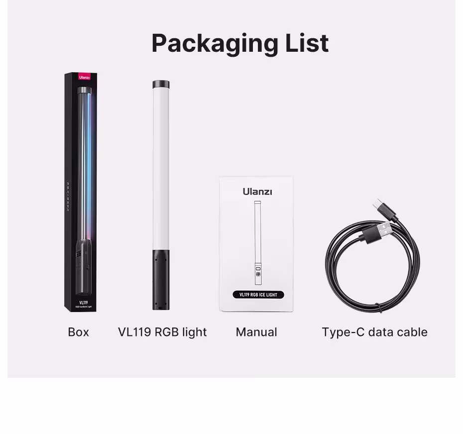 RGB LED video light