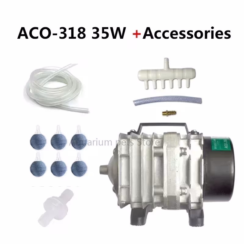 Hailea ACO-208 ACO- 308 ACO- 318 compresor de aire electromagnético bomba de aire de tanque de pescado portátil