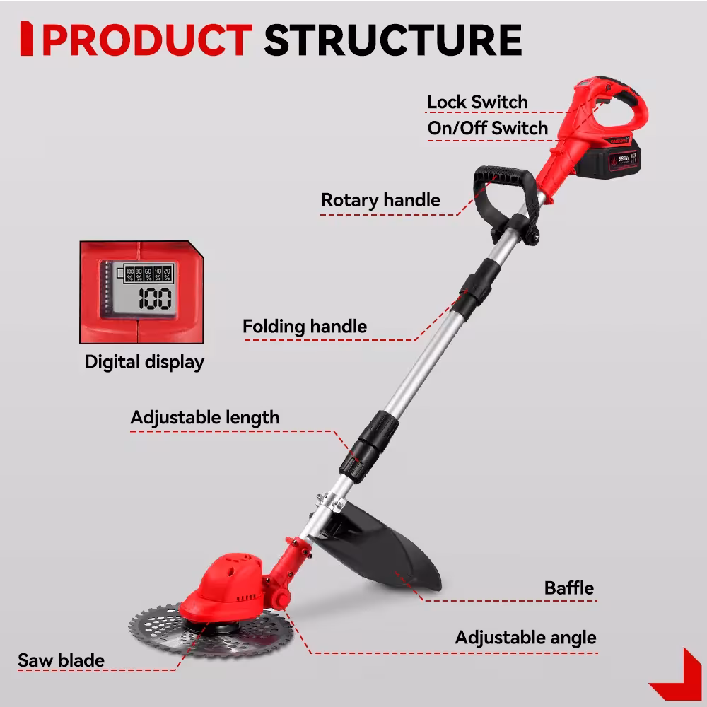 cordless grass trimmer