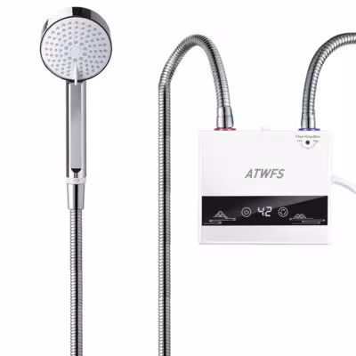 ATWFS Scaldabagno istantaneo 220V 4600W riscaldatore elettrico portatile