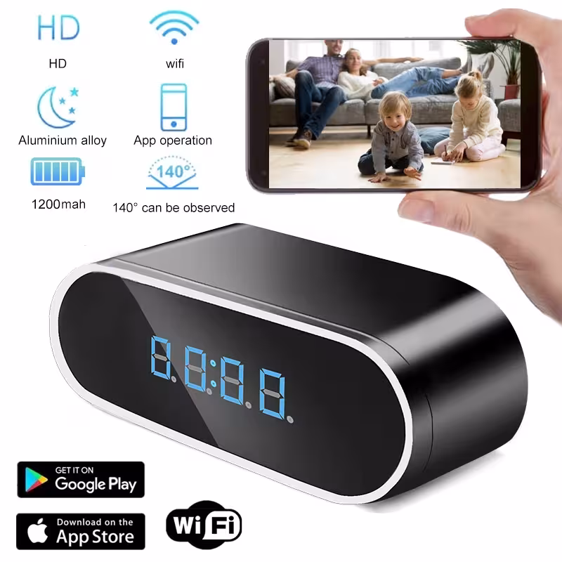 WiFi mini laikrodžio kamera
