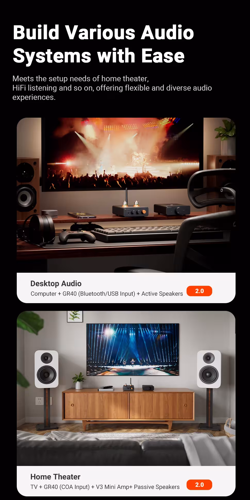 Bluetooth USB DAC stiprintuvas