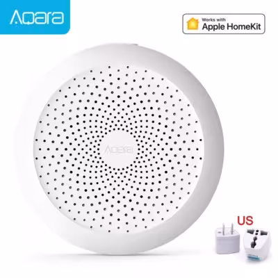 Aqara Smart Hub M1S Gateway Wireless Zigbee 3.0 WiFi RGB LED naktinis šviesos valdytuvas