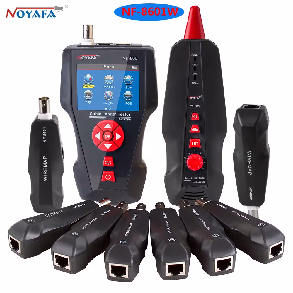 Noyafa NF-8601W Network Cable Tester RJ45 RJ11 POE PING
