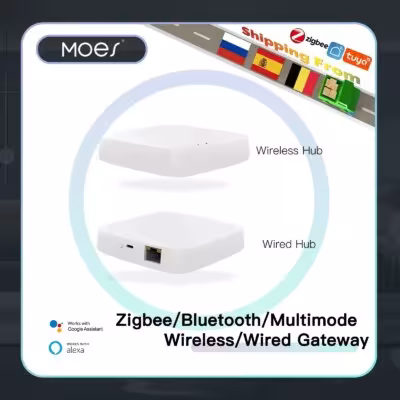 MOES Tuya ZigBee BLE Smart Gateway Hub Smart House Bridge Alexa Google Home