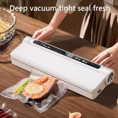 Sigillatrice sottovuoto per alimenti automatica con 20 sacchetti