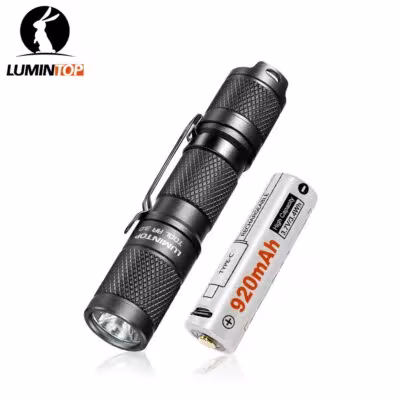 LED 14500 Lumintop Tool AA 3.0 blanco negro 900 lumen clip EDC