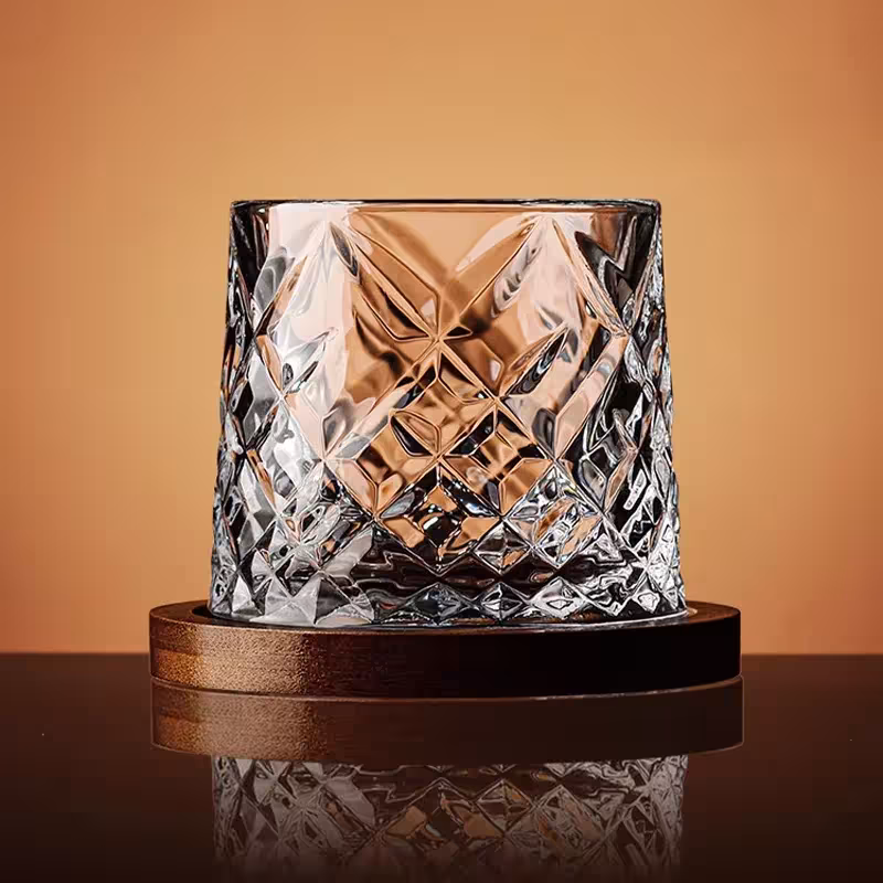 verre de cristal de whisky