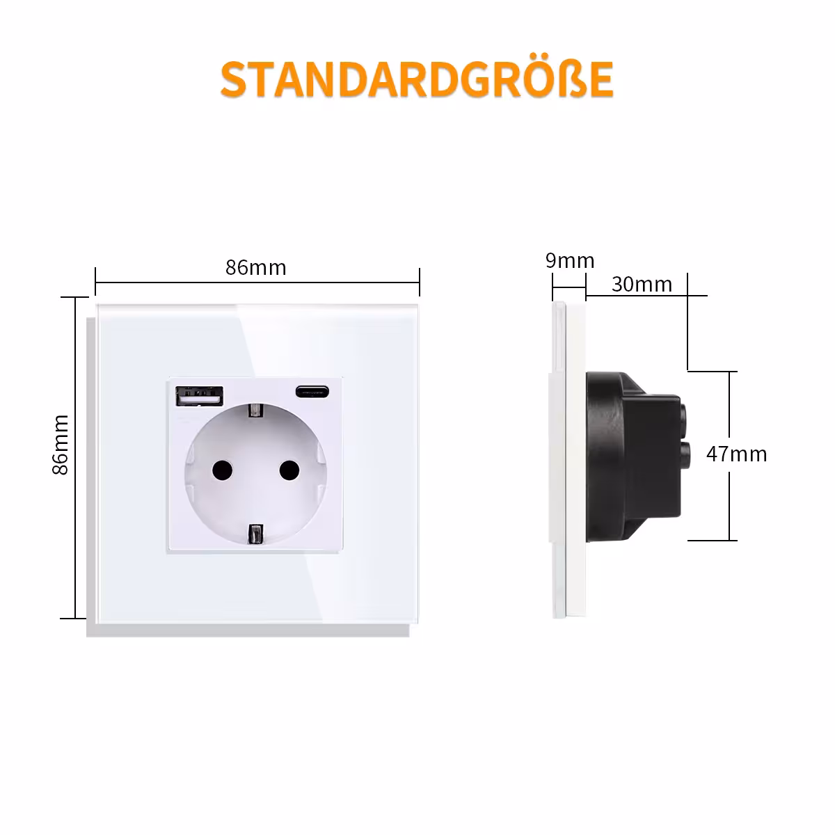Prise murale USB Type-C