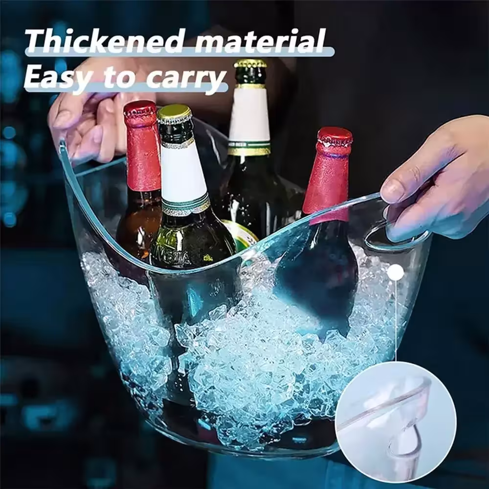transparent ice freezer bucket