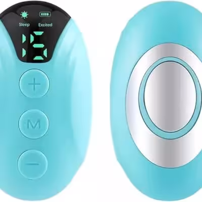 Mini Protinga Nešiojama Miego Pagalbininko Rankinė Hipnozės Mašina USB Įkrovimas