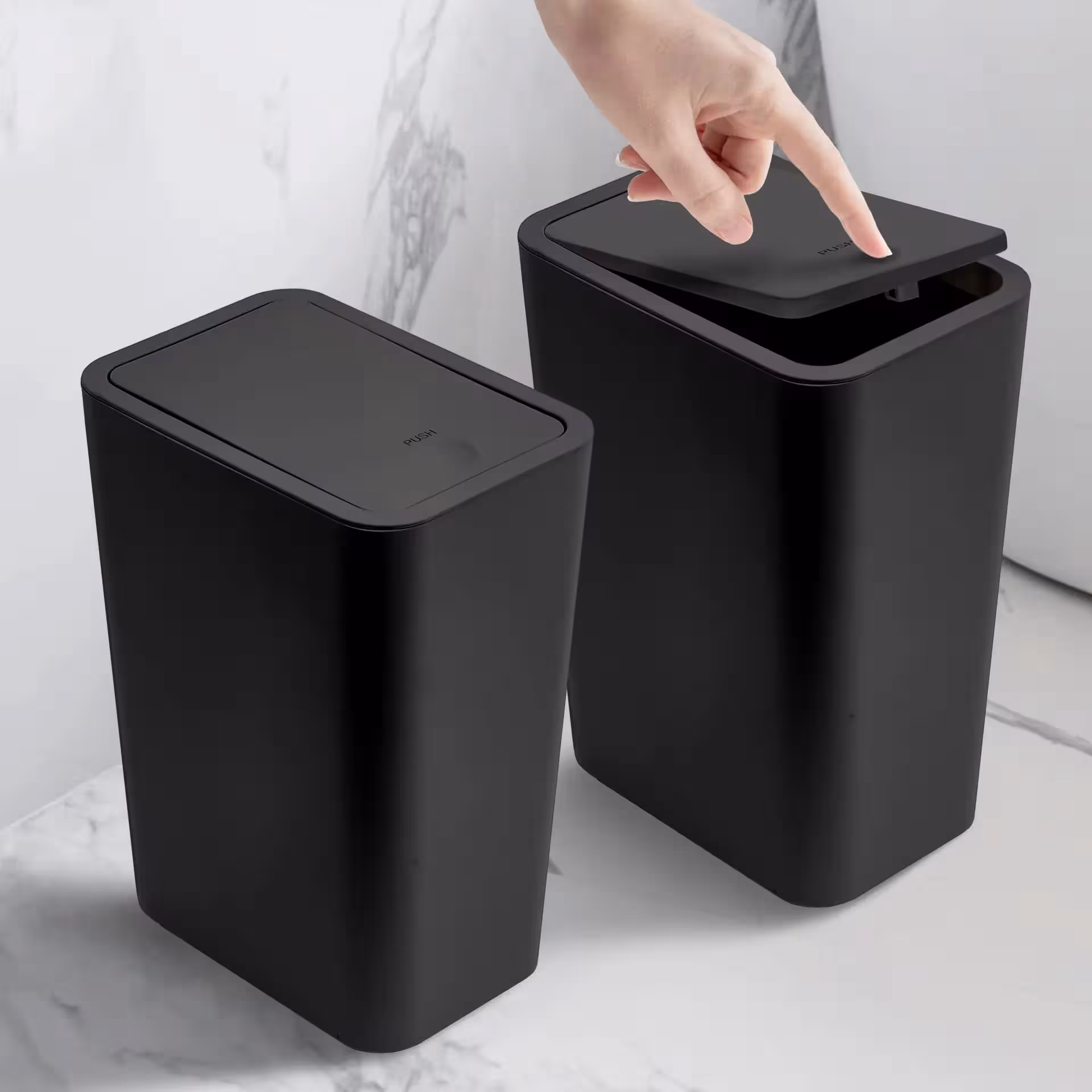 Baignoires 10L avec bouchons de pression et mécanisme de décharge