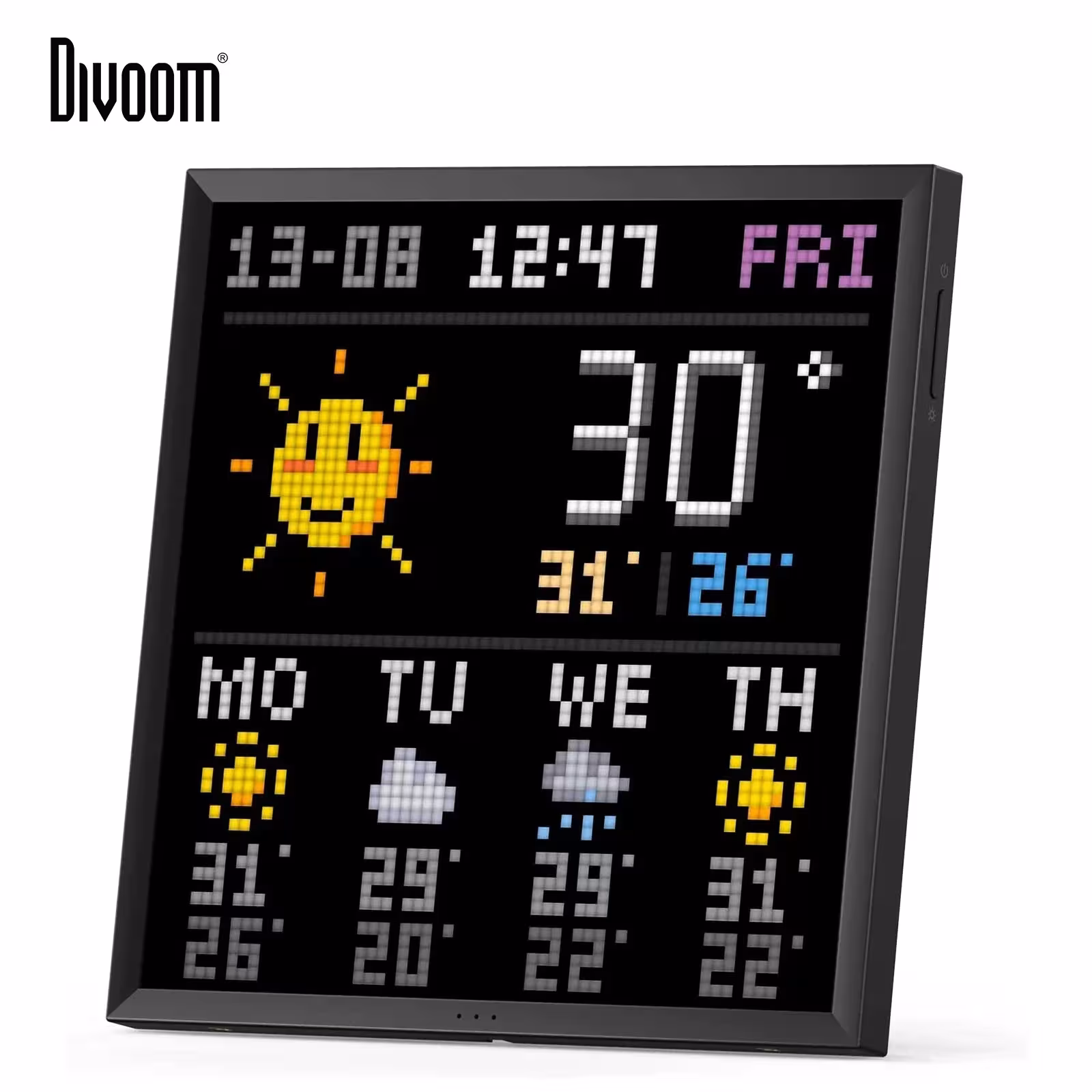 Divoom Pixoo 64 WiFi pixel art schermo per 64 × 64 LED sala giochi