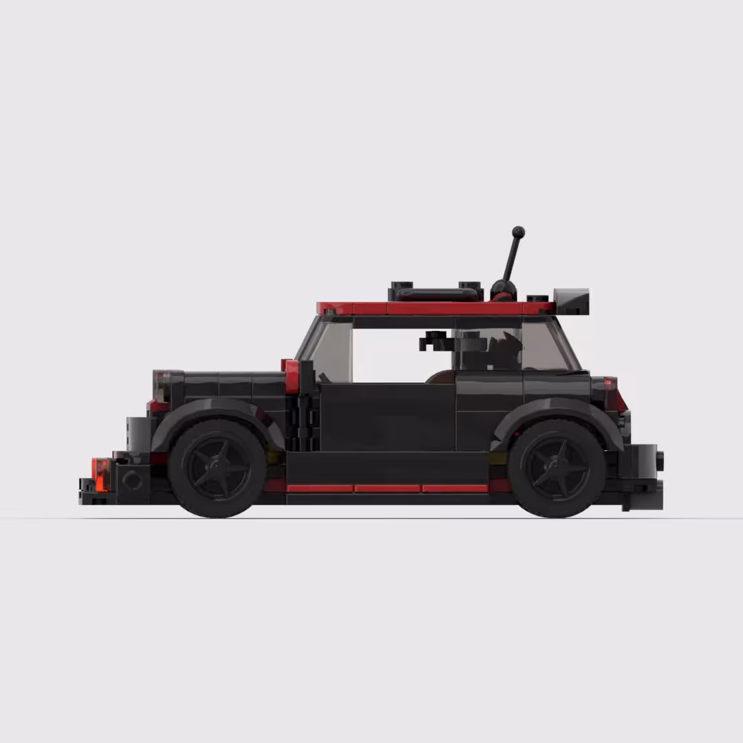 MOC MINI JCW racing Racer blokai