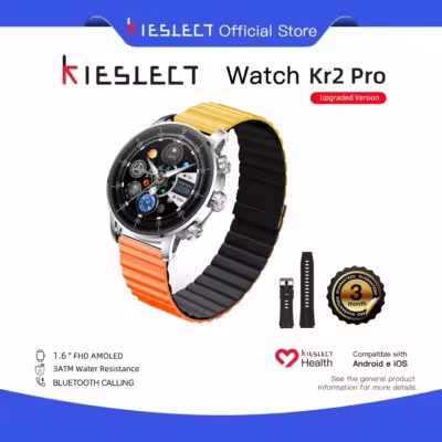 Kieslett Kr2 Pro Smart Clock 1,6 Zoll AMOLED Display 3ATM