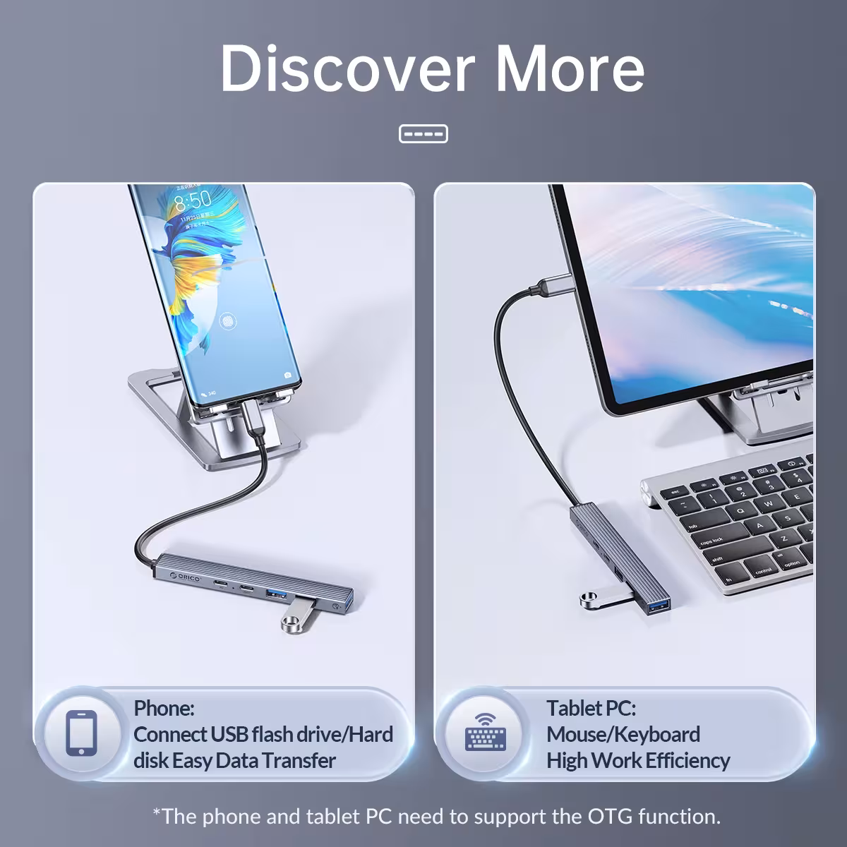 USB 3.0 HUB keturių