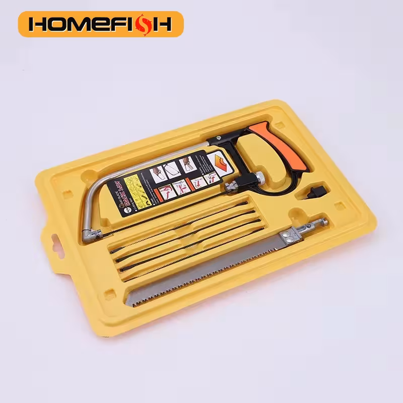 8in1 universelle Handsäge mit 6 Sägeblättern für Holz, Metall, Glas