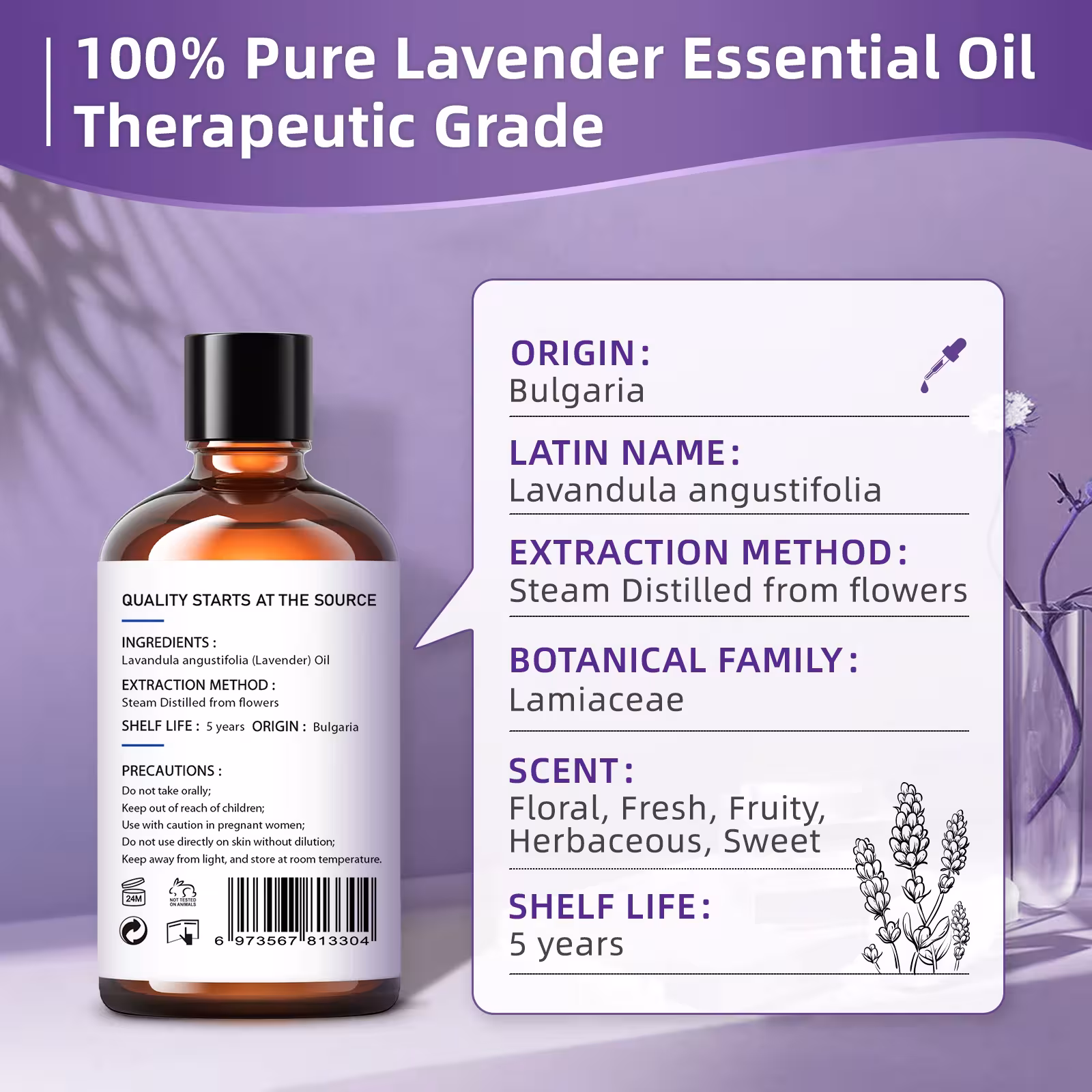 aceite esencial de lavanda