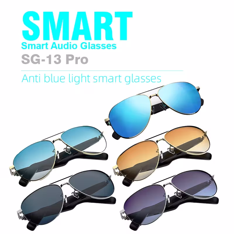 SG13 gafas inteligentes con sonido Open Earth y Bluetooth 5.4