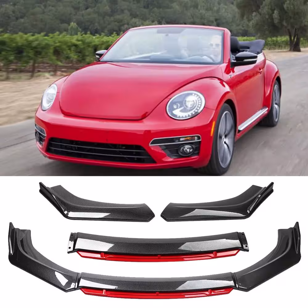 Priekinio buferio lūpa Volkswagen Beetle A5 2011-2016 spoileris difuzorius