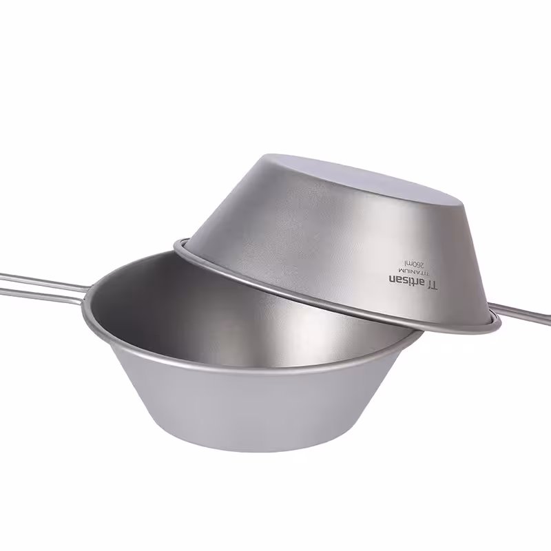 titanium camping bowl 260ml
