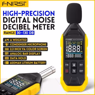 FNIRSI FDM01 Digital Audio Level Noise Detector 30-130dB