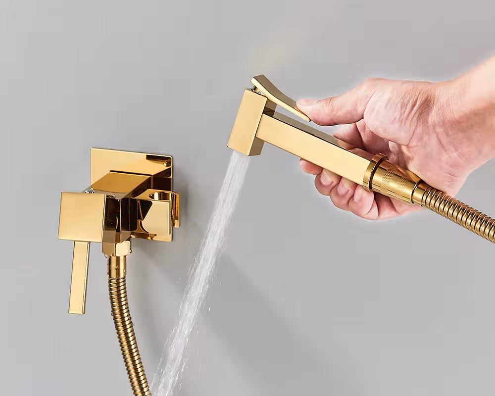 bidet éternue dans le mur